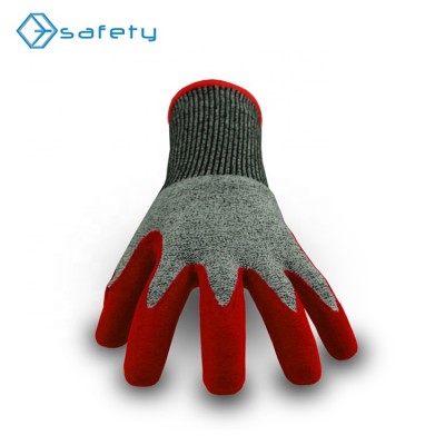 Anti Cut Resistant Level 5 Work Gloves Construction